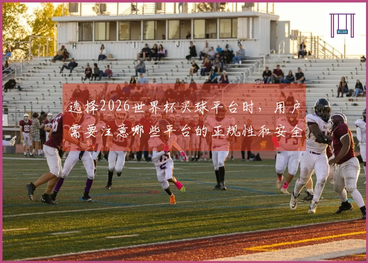 选择2026世界杯买球平台时，用户需要注意哪些平台的正规性和安全性？