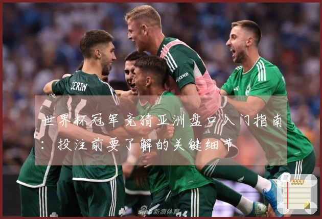 世界杯冠军竞猜亚洲盘口入门指南：投注前要了解的关键细节